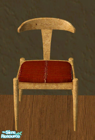 Sims 2 — TC59 - Zecutime Social Chair (stripe upholstery) by cruinne — The Sims love their Zecutime Social Chair. Here,