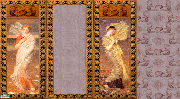 Sims 2 — Shells by prank222 — This set is based on two wonderful Albert Moore\'s pictures.