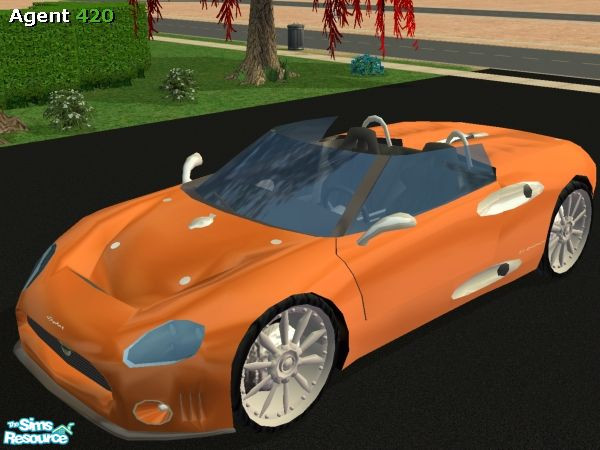 Sims 2 — A420 Spyker C8 Spider Spicy Orange Metallic Paint by Agent420 — A nice Spicy Orange Metallic Paint Job for the