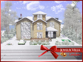 Sims 3 — Joyeux Villa by Cmlszr2 — Christmas house for your simmies! Little and cute christmas house! Celebrate Christmas