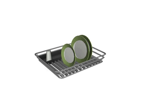Sims 3 — Compact Kitchen Dish Rack by Lulu265 — Part of the Compact kitchen. Fully Recolourable Please do not copy, clone