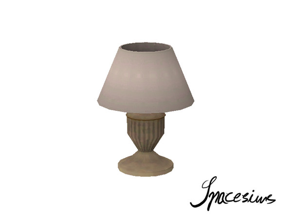 Sims 3 — Rose bedroom - Table lamp by spacesims — A lovely table lamp to lighten up your Sims' homes.