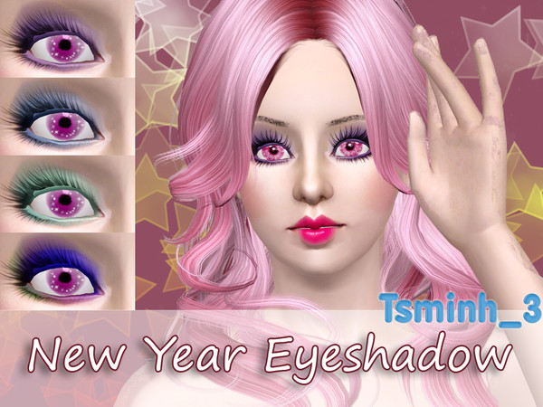Sims 3 — New Year Eyeshadow by TsminhSims — Happy New Year 2013 A New Face for your Sims during the first day of 2013