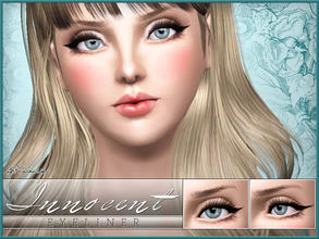 Sims 3 — Innocent Eyeliner by Pralinesims — New beautiful wide eyeliner with lashes for your sims! Your sims will love