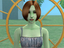 Sims 2 — Odessa Caliente by SilantWanderer — Odessa is the result of an alien abduction, and she actually came out very
