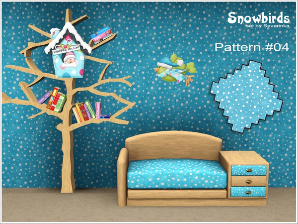 Sims 3 — Snowbirds pattern04 by Severinka_ — Soft plush pattern for children