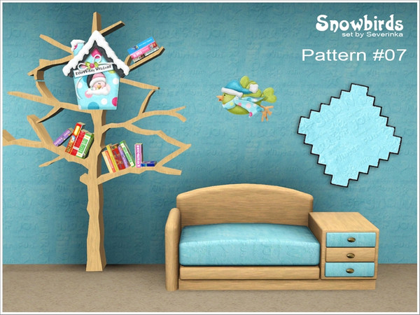 Sims 3 — Snowbirds pattern07 by Severinka_ — Soft plush pattern for children