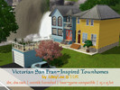 Sims 3 — Victorian SF Townhouses  by alleylee2 — Inspired by the historical/restored Victorian townhomes in the San