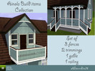 Sims 3 — Ainola Build items Collection by Alxandra78 — Ainola Build items Collection offers 3 new fences, 1 matching