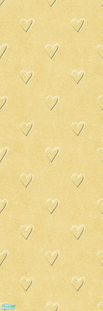 Sims 2 — Studio K Affection - Pale Sun by StudioKhagerks — Cute heart design on a sponge texture background. Category: