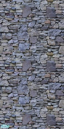 Sims 2 — Seamless Stones Set - Seamless Stone 2 by yazfaruk — Completely seamless stone wall, very beautiful for