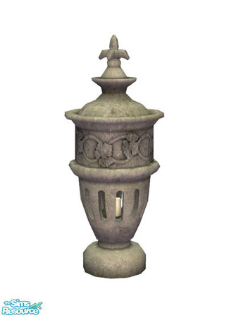 Sims 2 — Rejal Part 1 - Lamp by Murano — Stone Lamp in classic style.