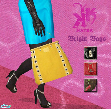 Sims 2 — Bright Autumn Bags by K@ — To perfectly suit my latest Bright collection - bright bags for your Sims :)