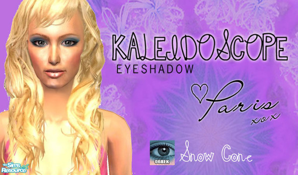 Sims 2 — Kaleidoscope Eyeshadow - Snow Cone by 06bek — 