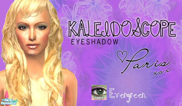 Sims 2 — Kaleidoscope Eyeshadow - Evergreen by 06bek — 