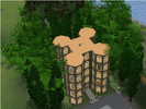 Sims 3 — Fairy Castle by aniazal2 — The high wooden castle with beautiful views of the surrounding countryside, ideal for