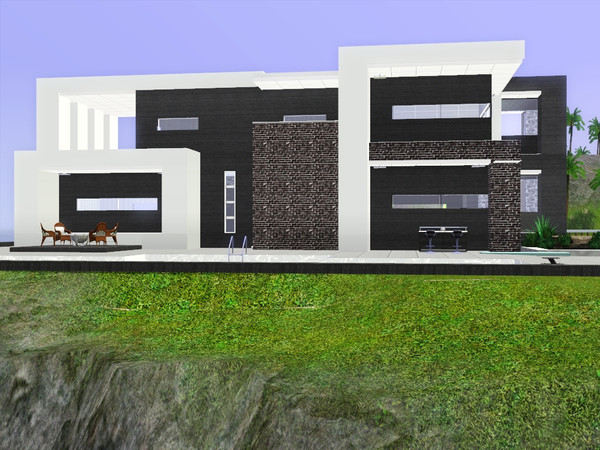 Sims 3 — Multilevel  by gox352 — Modern 2 bedroom house for couple or family who love ultra modern design. Behind the