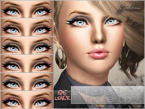Sims 3 — Statement Eyeliner by Pralinesims — New beautiful eyeliner for your sims! Your sims will love their new look ;)
