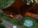 Sims 3 — Japanese Restaurant by sakihh2 — An Asian inspired restaurant that can fit all the sims in your town! This