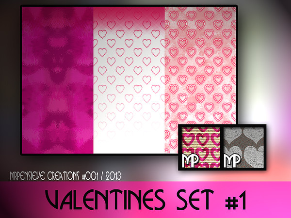 Sims 3 — [MP-Creations #001] Month of Love Set by mrpensieve2 — Presenting MP-Creations: Month of Love Set Comes with 4