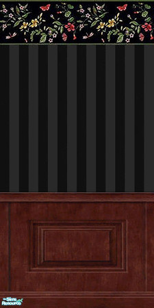 Sims 2 — Williamsburg Walls, Pt 5 - 06 by elektra274 — 6 of 8 walls designed to coordinate with the other parts of my