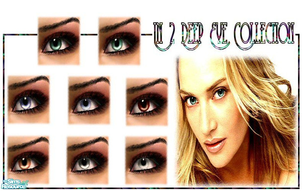 Sims 2 — In 2 Deep Eye Collection by fortunecookie1 — These eyes will make your sims feel as if they are drowning when