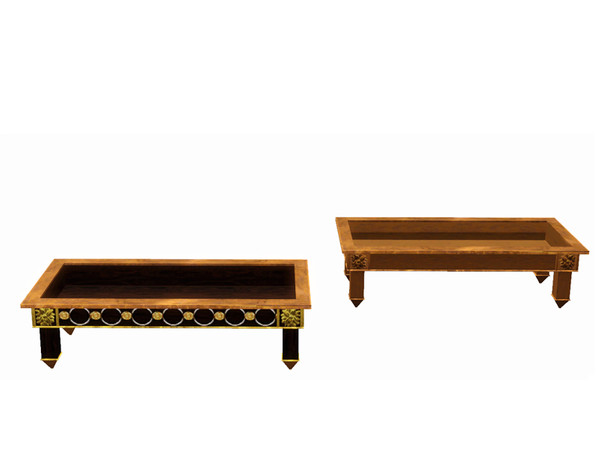 Sims 3 — Art Deco Living - Coffeetable by ShinoKCR — one Coloroption recolorable