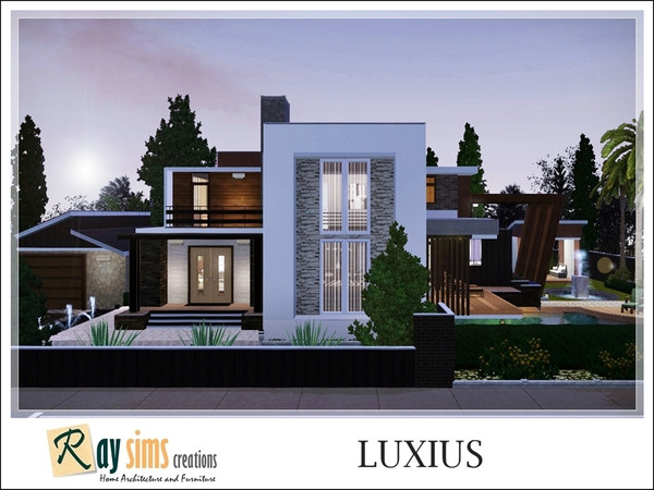 Sims 3 — Luxius by RayDesign9 — New modern house for you.. I really hope you guys like it ^^ Specification : First Floor