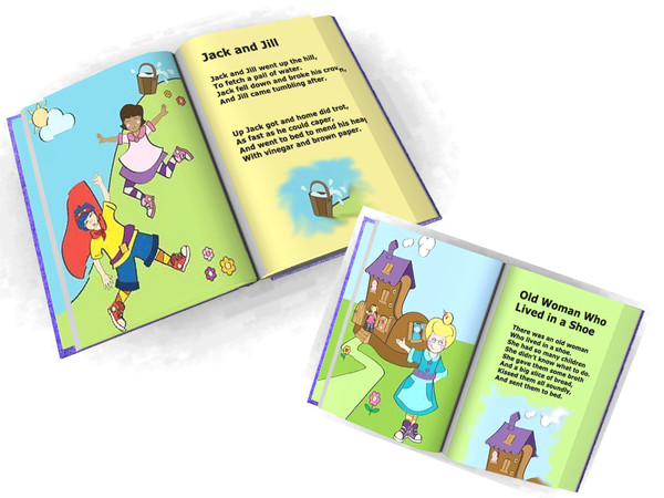 Sims 3 — Eco-Friendly Nursery Rhymes Book Open by wolfspryte — part of the Eco-Friendly Kid's Playroom Collection *My