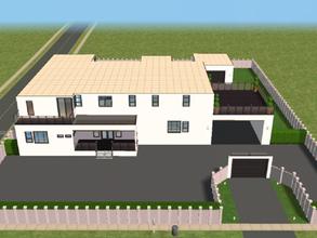 Sims 2 — Ashford House by katie9112 — Modern, Contemporary family home with 4 bedrooms, pool and garage