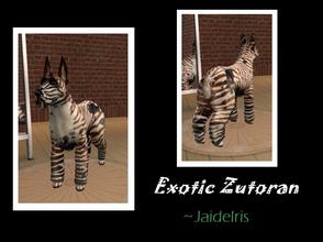 Sims 2 — Exotic Zutoran  by Jaideiris2 — This large breed is closely related to the sim canine. It is found only in the