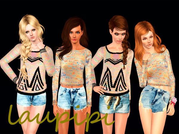 Sims 3 — Winter Set by laupipi2 — Here is my new set called Winter Set! This set is composed by two not recolorable new