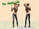 Sims 2 — The Simple Life by madhattersomesims2 — This outfit has the maxis jacket from the athetic track suits and dark