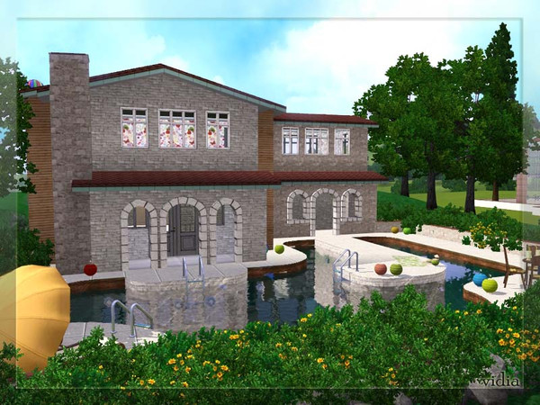 Sims 3 — V | 40 by vidia — This house has living room with kitchen and a bathroom on the downstairs. There is a adult