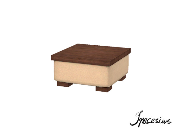 Sims 3 — Kiwi living room - Coffee table by spacesims — A small coffee table with simple design.