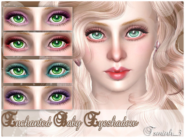 Sims 3 — Enchanted Baby Eyeshadow by TsminhSims — New Makeup Set for your Sims. Your Sims will be a Princess or a Fairy