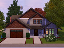Sims 3 — The Crawley by crdsoccerdude94 — This beautiful craftsman home includes spacious rooms. It has a large living