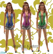Sims 2 — Sexy Absolute Set by Harmonia — Hot colours with hot mini skirt..Sexy everyday outfits...for adult female