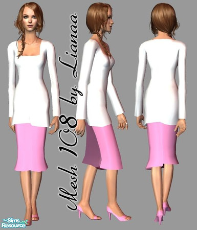 Sims 2 — Mesh 108 by Lianaa by Lianaa — Mesh 108 by Lianaa