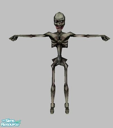 Sims 2 — Set Nightmare - Skelett by marilu — 