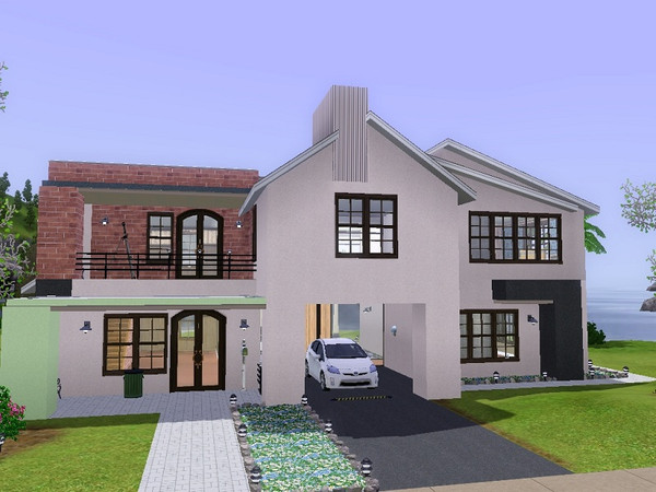 Sims 3 — Classic Modern House by xLoesje1232 — Do you like Classic? And do you like Modern? Well, than this is your lucky