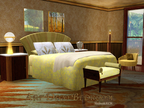 Sims 3 — ArtDecoBedroom by ShinoKCR — an Art Deco Serie without Bedroom would not work! Here comes our luxory Art Deco