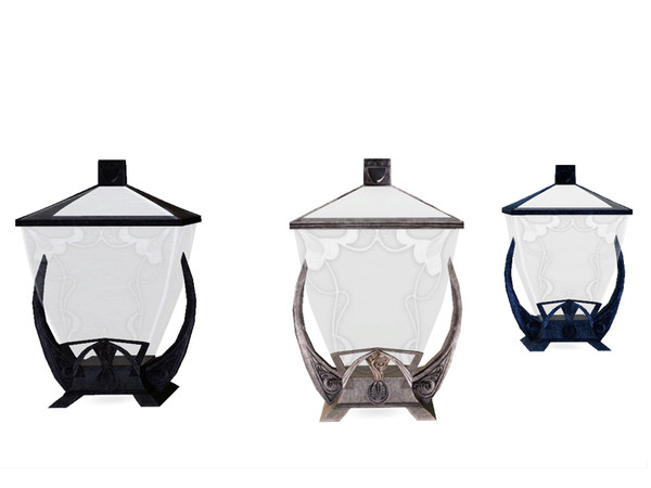 Sims 3 — Art Deco Bedroom - Glasscontainer by ShinoKCR — can be also found in Decor misc