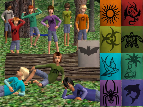 Sims 2 — CM Outfit Set by zaligelover2 — 9 whole outfits for CM.