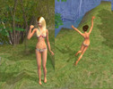 Sims 2 — Flower Bikini by Hillary3 — Flower Swimsuit Bikini