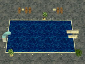 Sims 2 — Soakability Terrain Set - 1 by zaligelover2 — Water terrain. Sims will not swim, but walk upon the ground as if