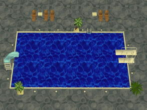 Sims 2 — Soakability Terrain Set - 2 by zaligelover2 — Water terrain. Sims will not swim, but walk upon the ground as if