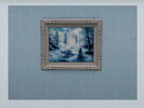 Sims 3 — Land of Winter Painting by Iribel2 — Land of Winter, a blue winter themed painting made by me. The original