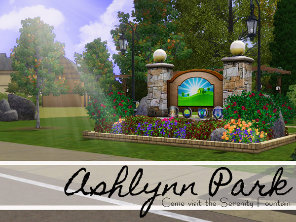 Sims 3 — Ashlynn Park by sims_freak_2008 — This park offers beauty and serenity for sims. Whether it be playing chess,