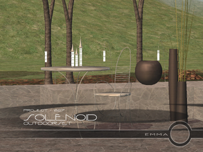 Sims 2 — Project 1827 Solenoid Outdoorset by Emma_O — a set of 10 items designed specifically for the outdoor living.